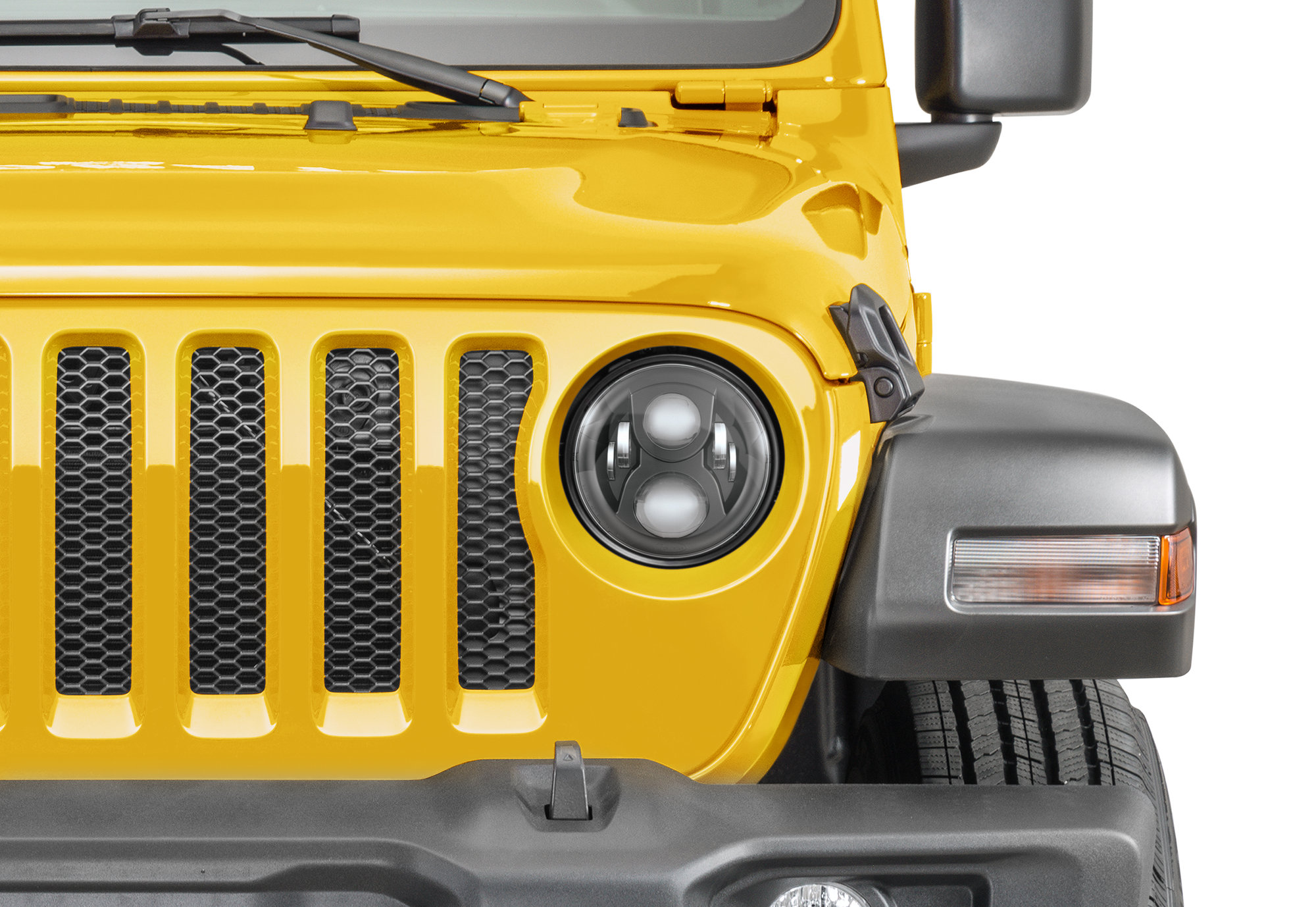 Quadratec Premium LED Projector Beam Headlight Kit for 1822 Jeep